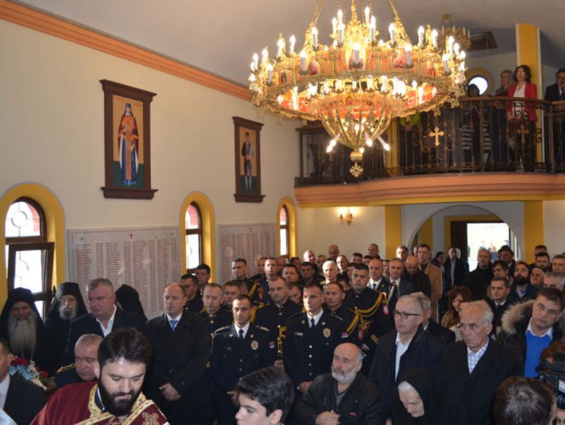 Епископ бањалучки Јефрем богослужио поводом славе МУП-а Српске