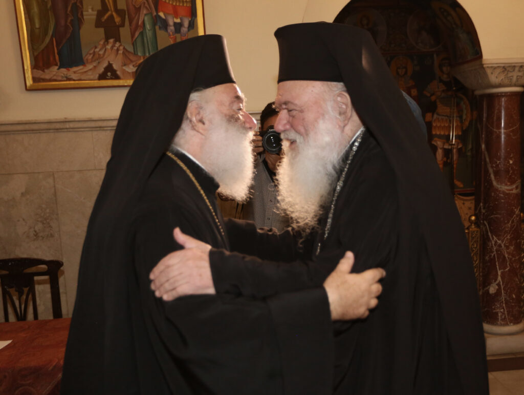 Archbishop of Athens receives visiting Patriarch of Alexandria and All Africa