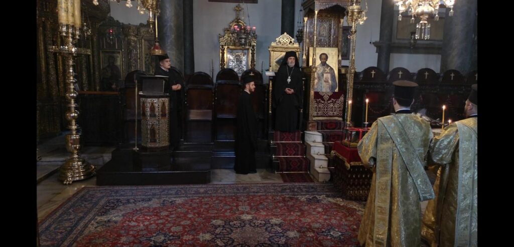 Ecumenical Patriarchate tradition of enthronement of St. John Chrysostom on Patriarchal Throne