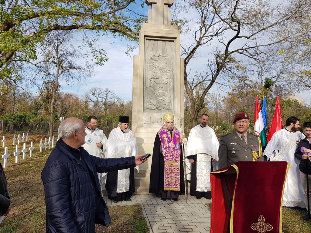 Молитвено сабрање на Српском војничком гробљу у Сегедину