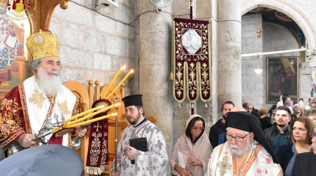 Патријарх јерусалимски служио на празник Св. вмч. Георгија у Лиди