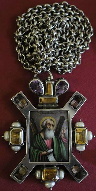 Το Πατριαρχικό εγκόλπιο με τον Απόστολο Ανδρέα!