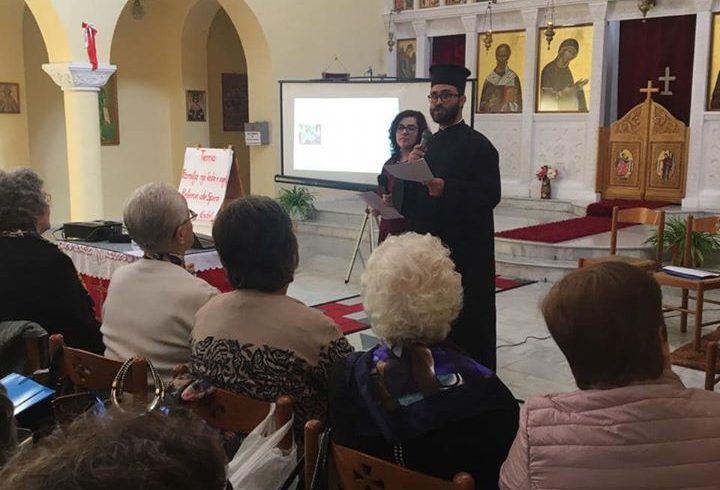 “Familja, një Kishë e vogël” – Temë e referuar nga Priftëresha Theano dhe At Spiro Kostoli në takimin e Lidhjes së Grave Orthodhokse të Dioqezës së Tiranës, në Kishën e “Shën Nikollës”, në Kavajë