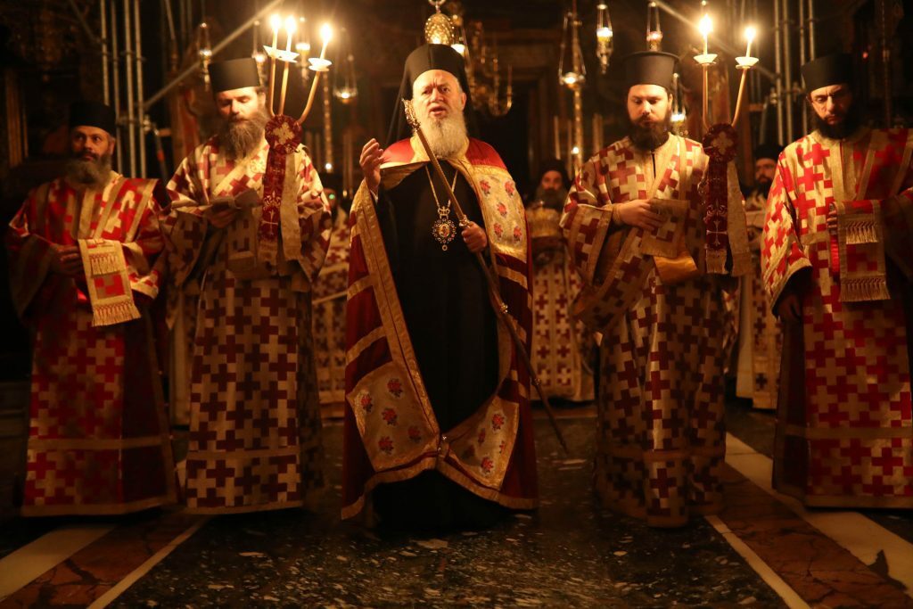 Η μνήμη του Αγίου Ιωάννου του Χρυσοστόμου στην Ι.Μ.Μ. Βατοπαιδίου