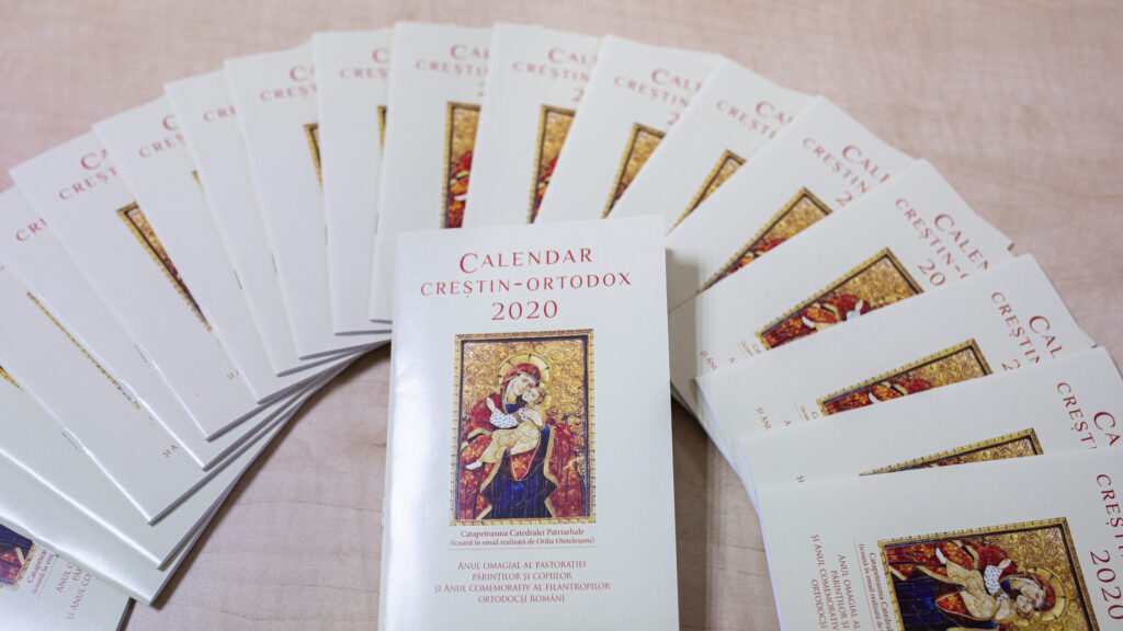 Calendarele 2020 disponibile în magazinele bisericești și pangare