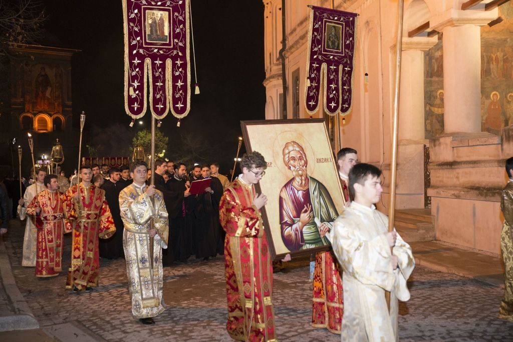 Procesiune cu moaștele Sfântului Apostol Andrei la Catedrala Patriarhală (Program)