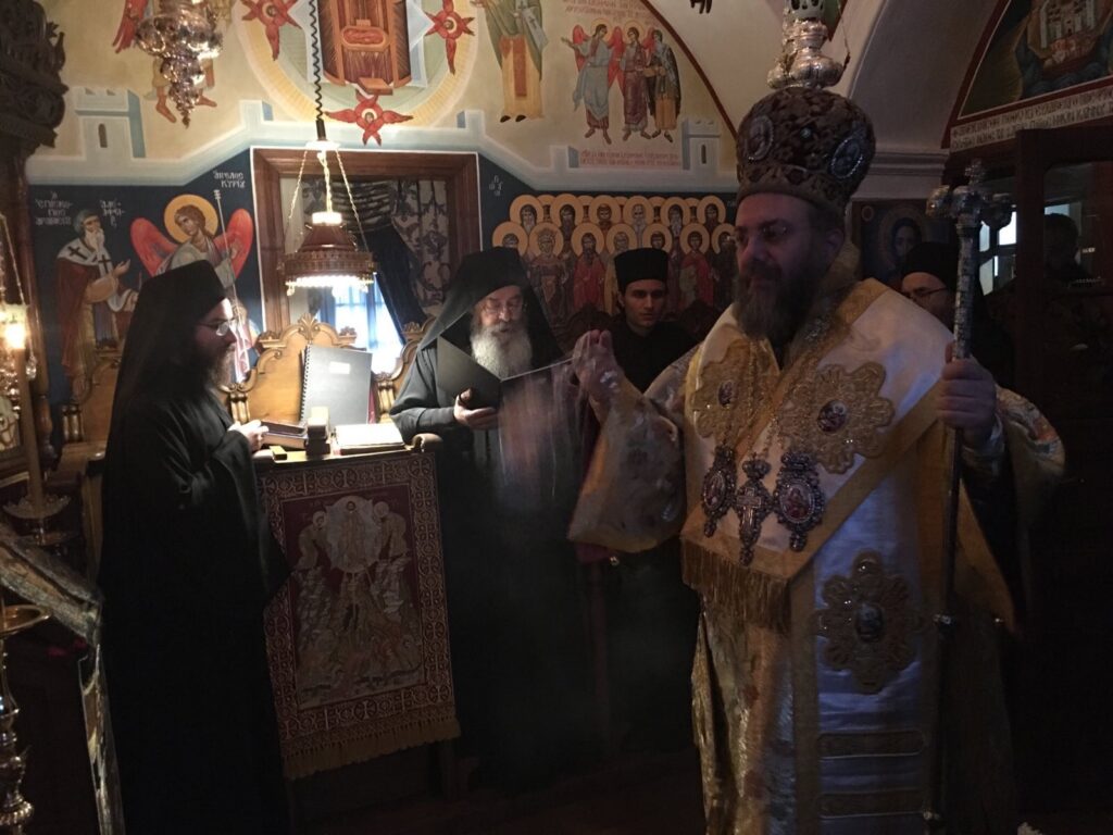 Ο Μητροπολίτης Τρίκκης στη πανήγυρη του Κελλίου του Ιερού Χρυσοστόμου στο Άγιον Όρος