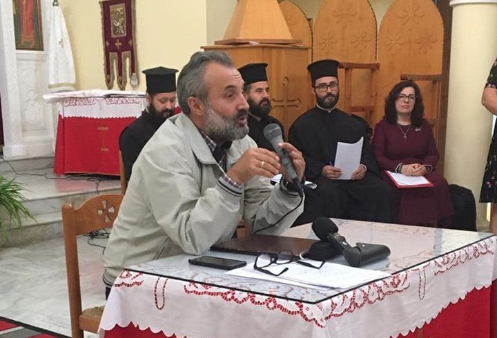 “Gëzohuni gjithmonë më Zotin” – Temë e referuar nga z. Miron Çako, përgjegjës i Zyrës së Katekizmit pranë Kryepiskopatës së Hirshme në Tiranë, në takimin e Lidhjes së Grave Orthodhokse të Dioqezës së Tiranës, në Kishën e “Shën Nikollës”, në Kavajë