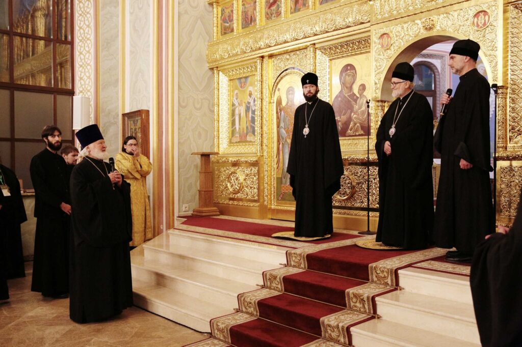 Делегация Архиепископии западноевропейских приходов посетила Московский епархиальный дом