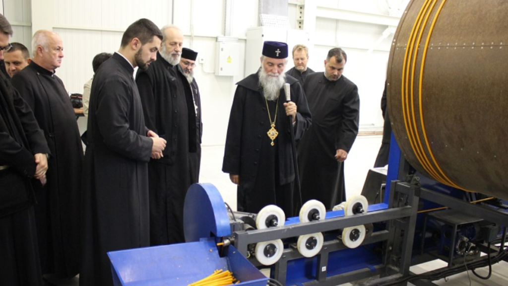 Noua fabrică de lumânări de la Craiova pusă sub ocrotirea Sfintei Lucia
