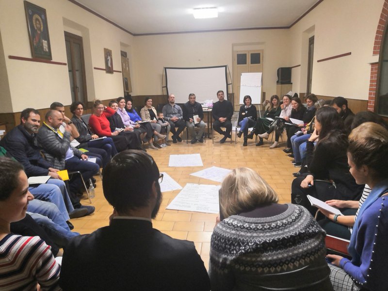 Arhid. Sorin Mihalache le-a vorbit credincioșilor din Como despre furie şi revenirea la starea de calm