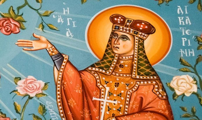 Η πανεύφημος νύμφη του Χριστού Αικατερίνη