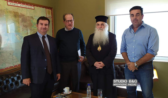 Συνάντηση Περιφερειάρχη Πελοποννήσου με τον Μητρ. Αργολίδος