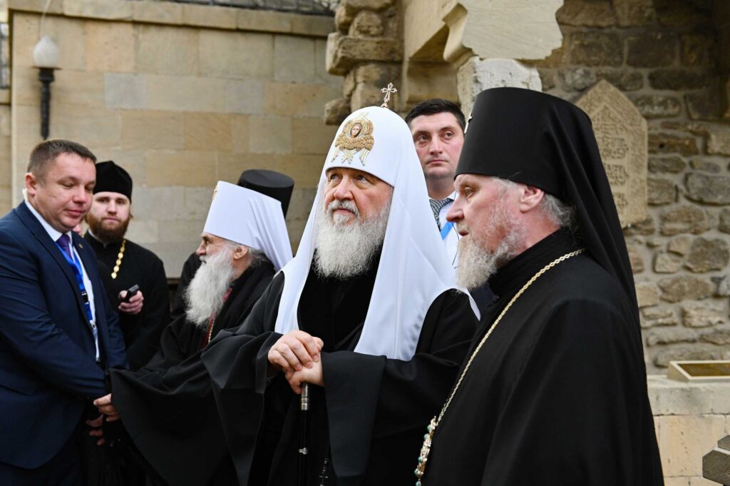 His Holiness Patriarch Kirill celebrates prayer service at the site of St. Bartholomew’s martyrdom