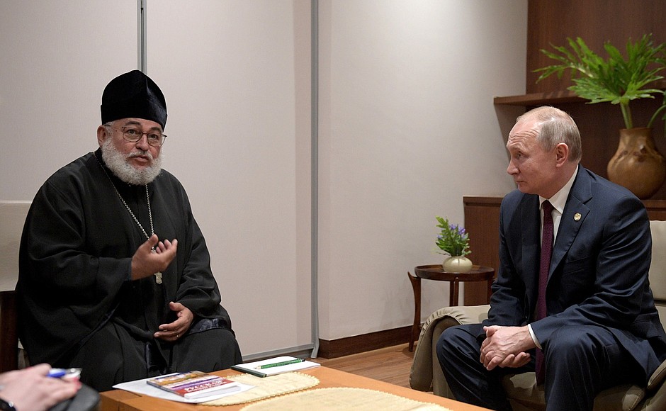 Putin meets in Brasilia with church rector who converted from Catholicism to Orthodoxy