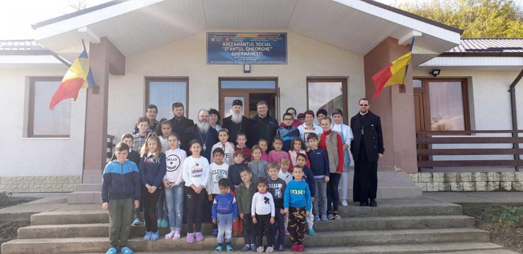 Vizite arhierești în centrele sociale ale Episcopiei Hușilor