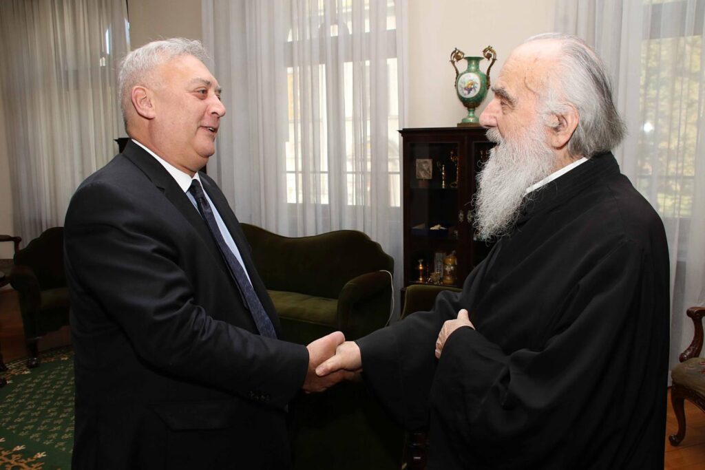 Επίσκεψη του Έλληνα Πρέσβη στον Πατριάρχη Σερβίας