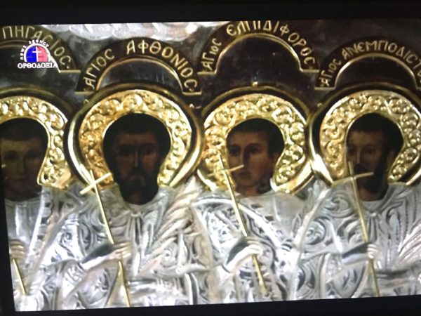 Ο Ναός των Αγίων Ακινδύνων στο κέντρο της Αθήνας (ΒΙΝΤΕΟ)