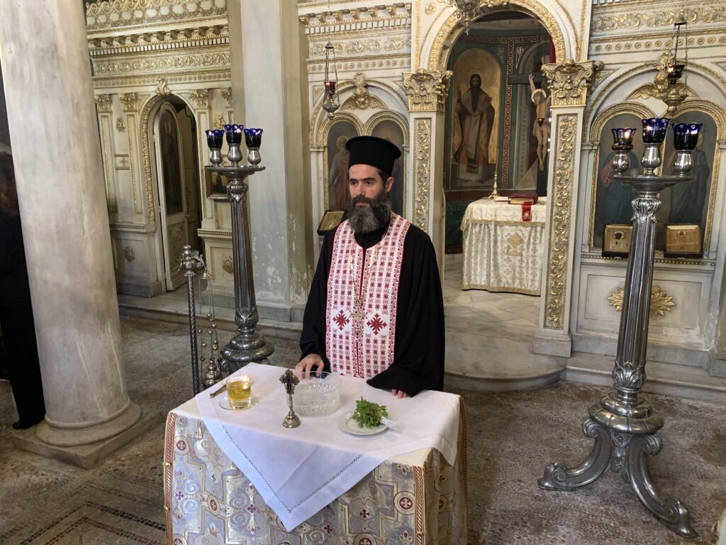 Ο πρώτος Αγιασμός του νέου Πρωτοσυγκέλλου της Ι.Α.Α.