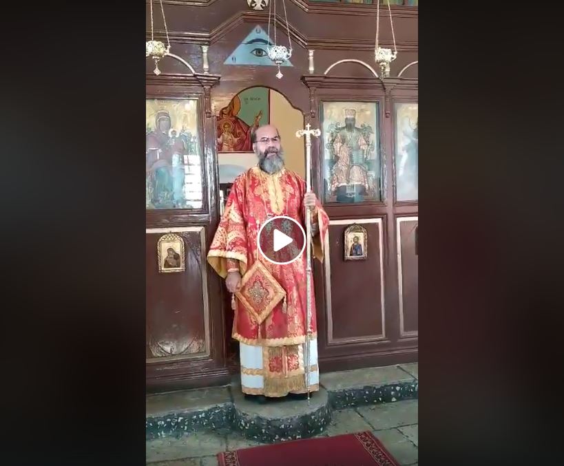 Ο Μητροπολίτης Σύμης στον Άγιο Γεώργιο Δρακούντας (ΒΙΝΤΕΟ)