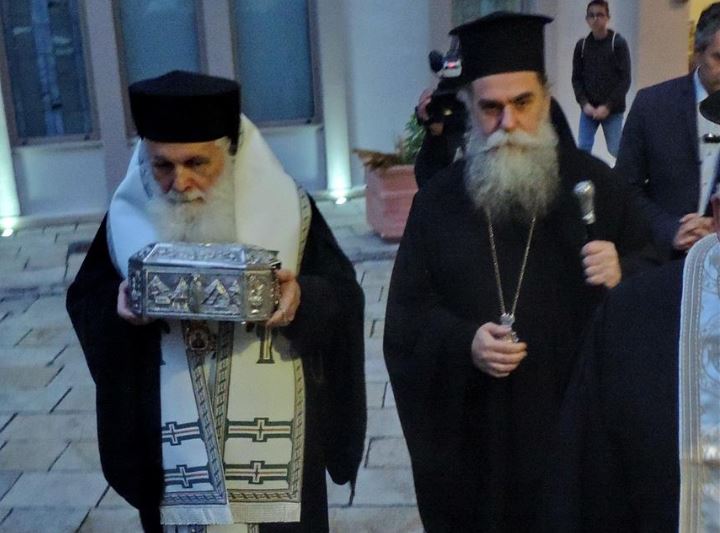 Η Άρτα υποδέχτηκε την καρδιά του Αγίου Λουκά του Ιατρού