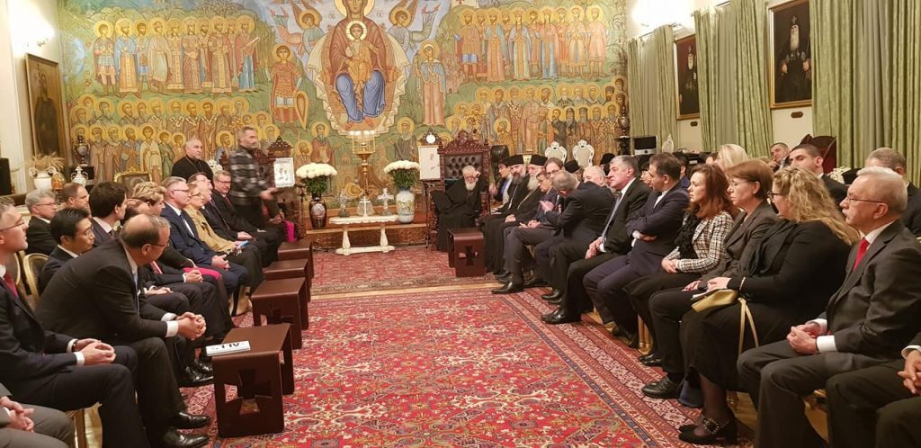 Με διπλωμάτες συναντήθηκε ο Πατριάρχης Γεωργίας