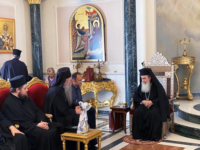 Σέρβοι προσκυνητές επισκέφθηκαν τους Αγίους Τόπους