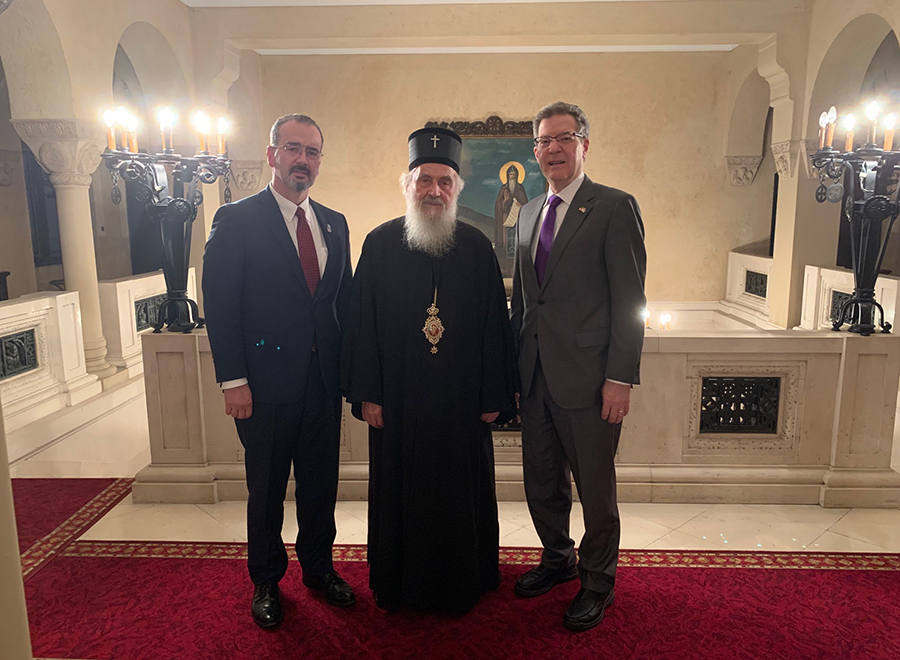 Патријарх српски примио Амбасадора САД за верске слободе