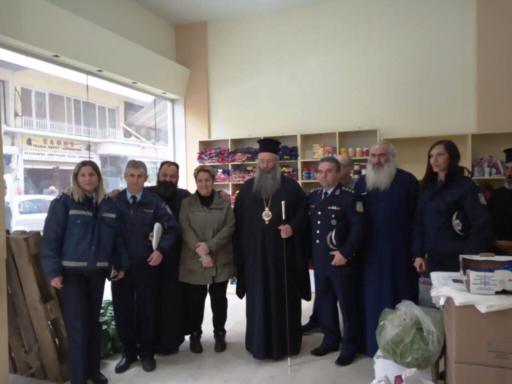 Συνεργασία της ΙΜ Κίτρους με τη Διεύθ. Αστυνομίας Πιερίας για τους φτωχούς