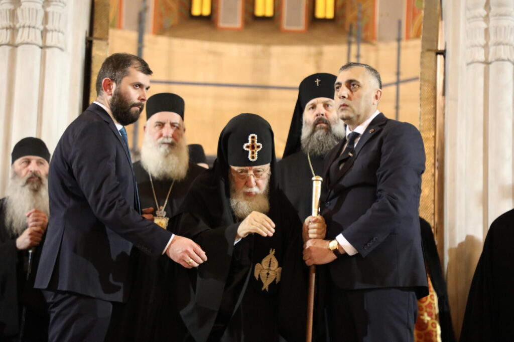 Georgia Patriarch on trial and tribulations faced by man during a lifetime