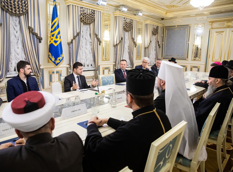 Ukraine President Zelenskyy met with representatives of churches and religious organizations