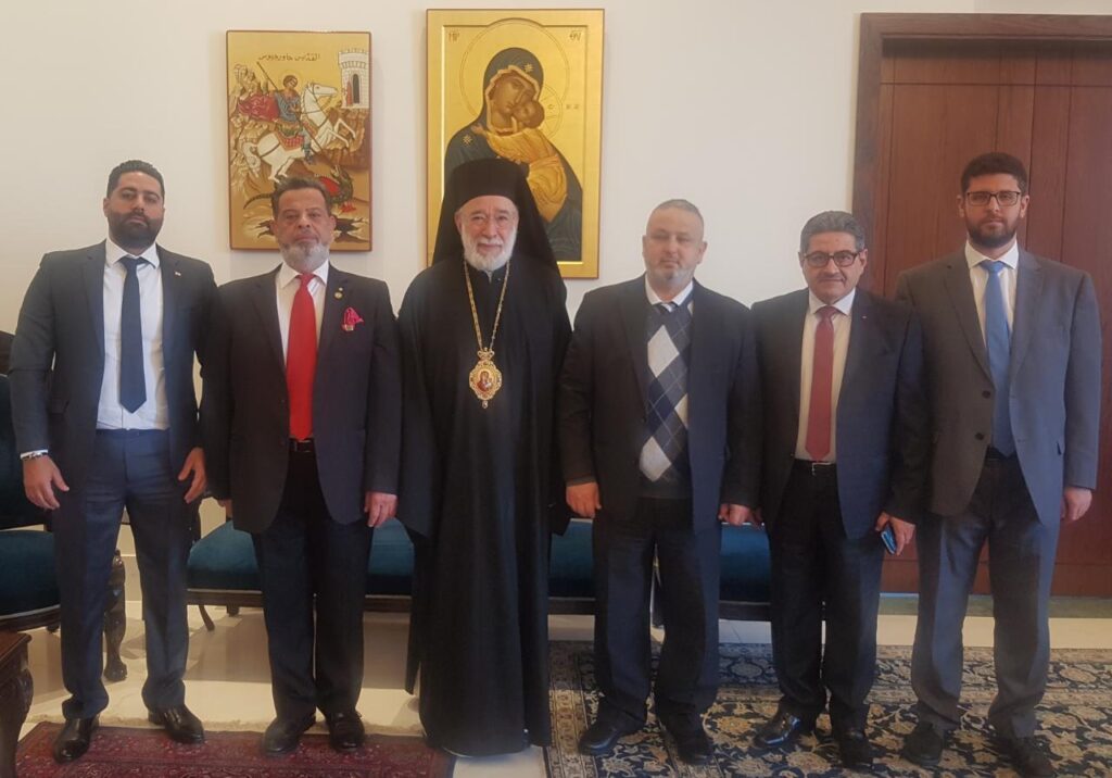 استقبل سيادة متروبوليت بيروت وتوابعها المطران الياس عوده رئيس الوحدة القضائية الخاصة بتوطيد السلم الأهلي في لبنان د