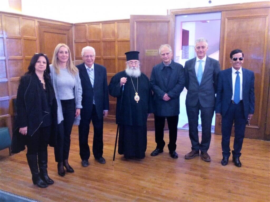 Ο Αρχιεπ. Σινά υποδέχεται τον Έλληνα Πρέσβη