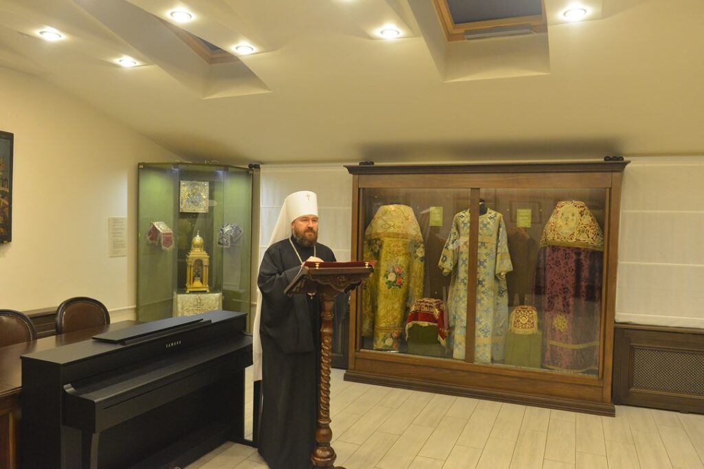 Митрополит Волоколамский Иларион возглавил церемонию открытия общедоступного музея при московском храме в честь иконы «Всех скорбящих Радость» на Большой Ордынке