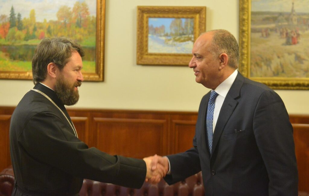 Председатель ОВЦС провел встречу с государственным министром по печати и информации Иордании