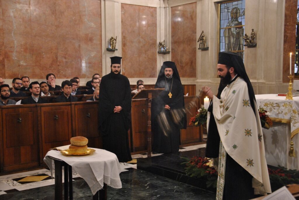 Vespers Service commemorating St. Andrew the Apostle celebrated at Rome’s Capranica College