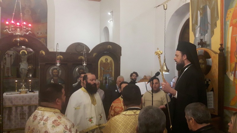 Μητροπολίτης Χαλκίδος και Επίσκοπος Ωρεών στους εορτασμούς της Αγίας Βαρβάρας