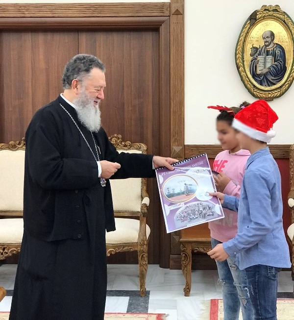 Τα μικρά παιδιά του δημοτικού σχολείου στον Μητρ. Χαλκίδος