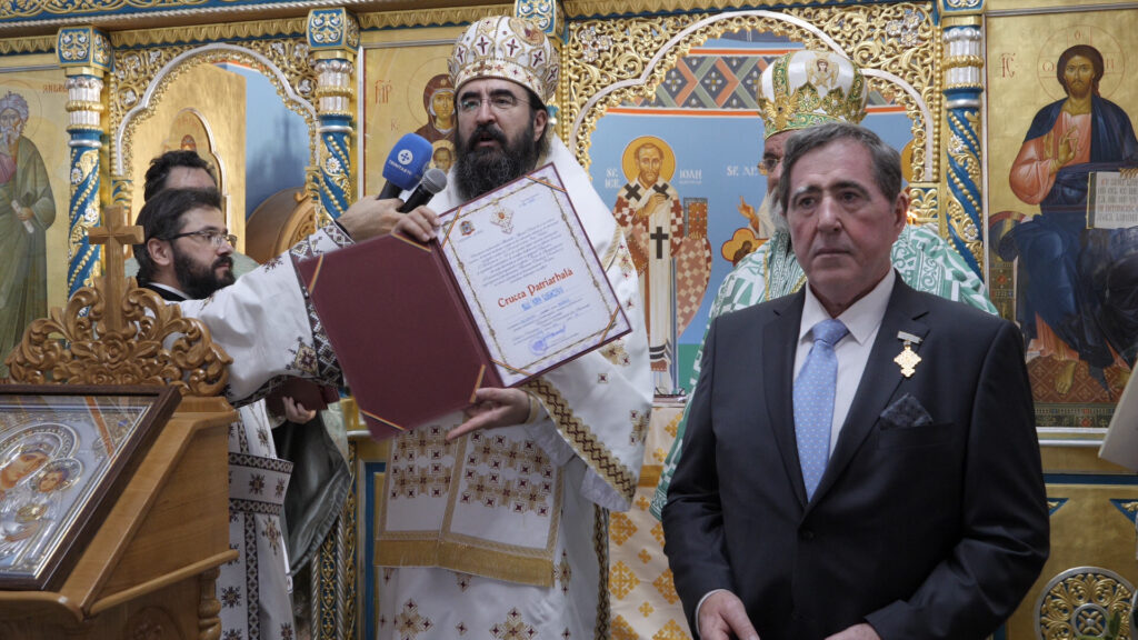 Founder of first Romanian Church in Africa honoured with highest distinction during consecration ceremony
