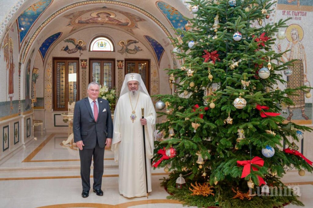 Noul ambasador al Statelor Unite ale Americii la Bucureşti, în vizită de prezentare la Patriarhia Română