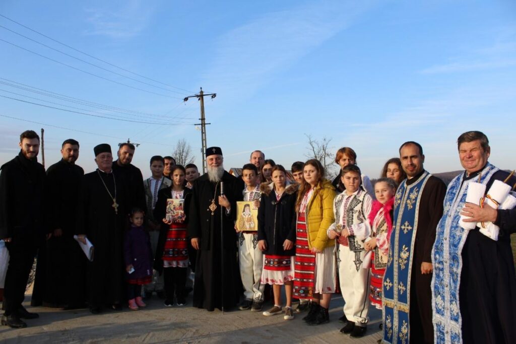 Punerea pietrei de temelie pentru o nouă biserică în județul Gorj