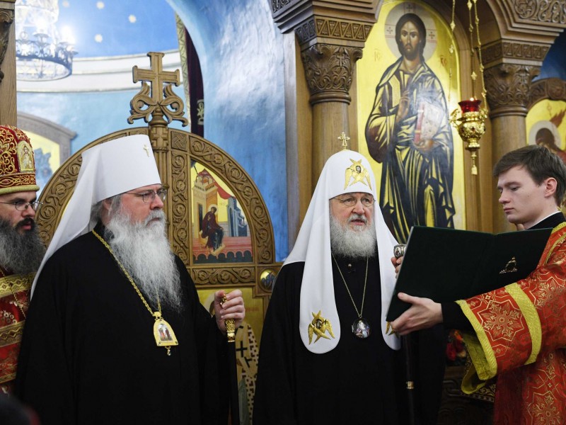 Слово Святейшего Патриарха Московского и всея Руси Кирилла на Божественной литургии в храме великомученицы Екатерины на Всполье