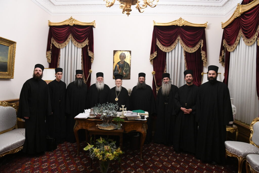 Αγιορείτες Καθηγούμενοι στον Οικουμενικό Πατριάρχη