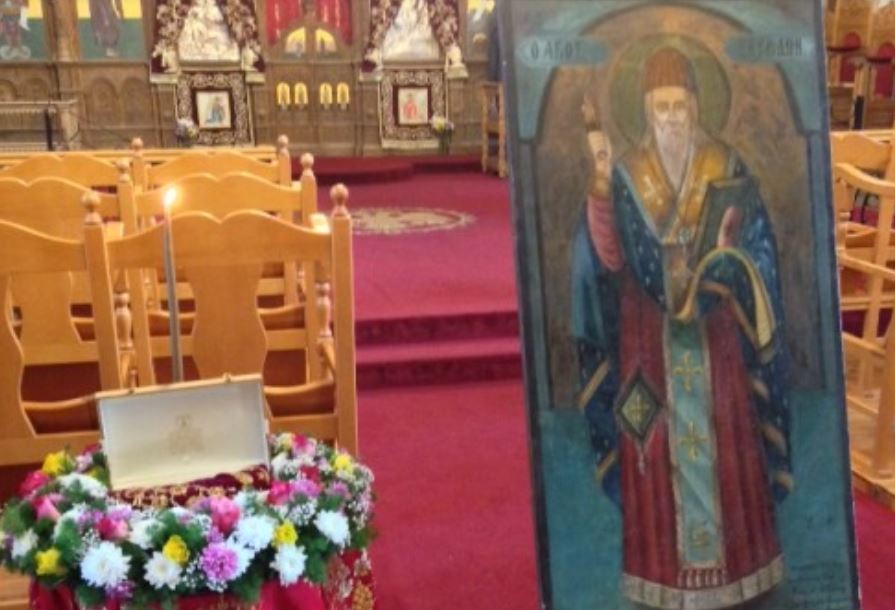 ΠΑΡΑΛΙΜΝΙ: Σε προσκύνηση η ιερά εμβάς του Αγίου Σπυρίδωνος