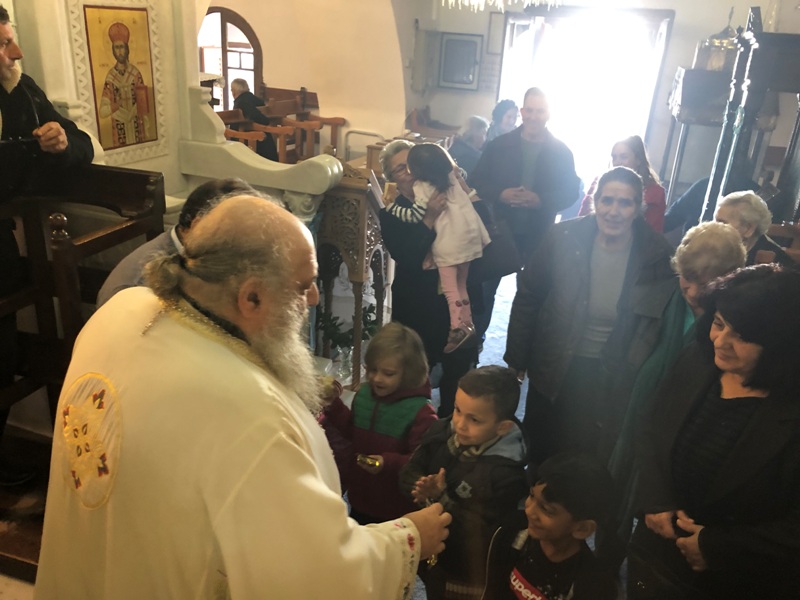 Νηστίσιμα γλυκίσματα και εικόνες της Γεννήσεως προς τα παιδιά