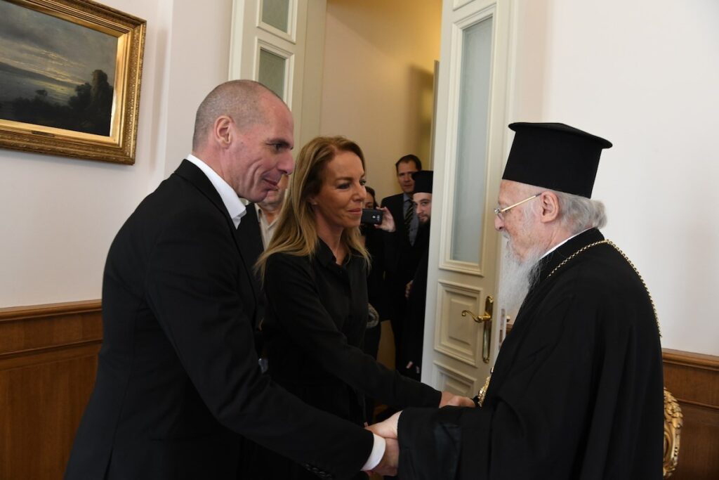 Ο Γιάννης Βαρουφάκης στο Οικουμενικό Πατριαρχείο