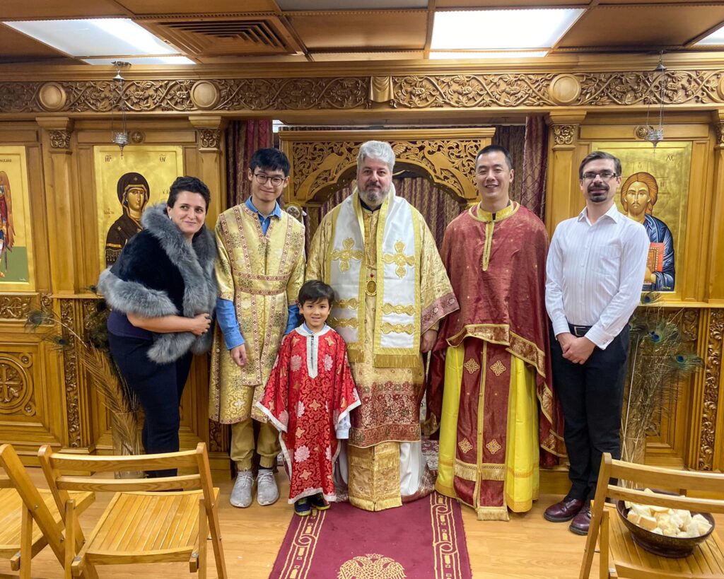 Μετά το πέρας της Λειτουργίας των Χριστουγέννων στο Χονγκ Κονγκ