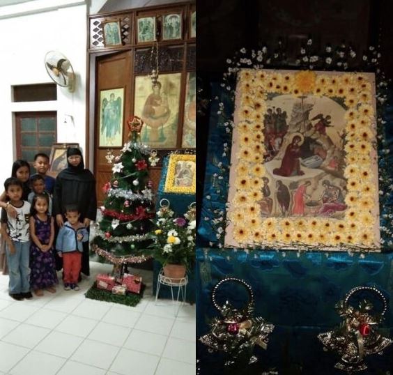 Χριστούγεννα στη Μονή Γενεσίου της Θεοτόκου στο Μασμπάτε