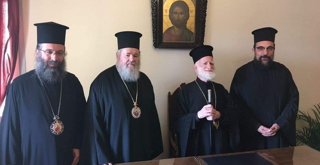 Ευλογημένη επίσκεψη στον Αρχιεπίσκοπο Κρήτης κ.κ. Ειρηναίο