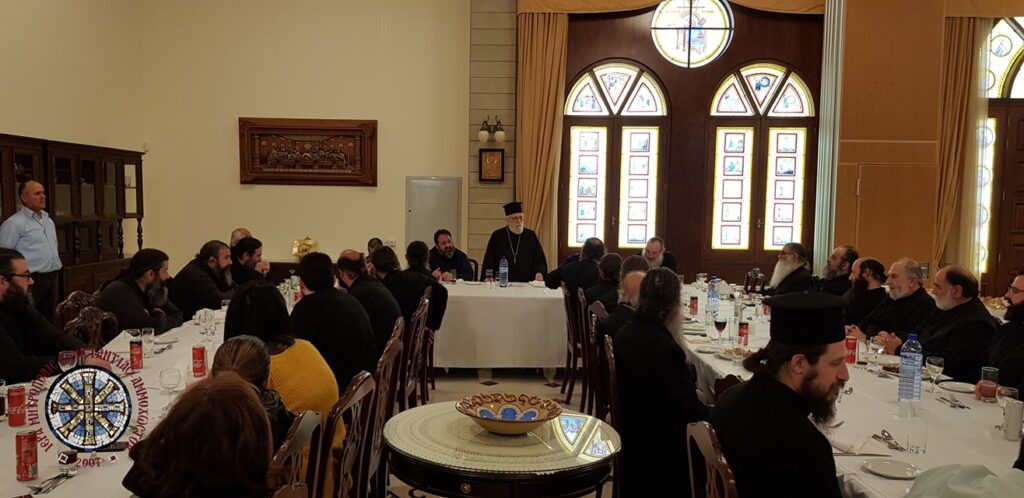 Γεύμα αγάπης προς τους συνεργάτες από τον Μητροπολίτη Κωνσταντίας